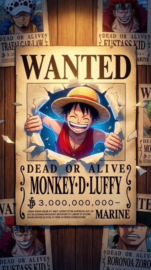 Luffy Wanted Poster PFP