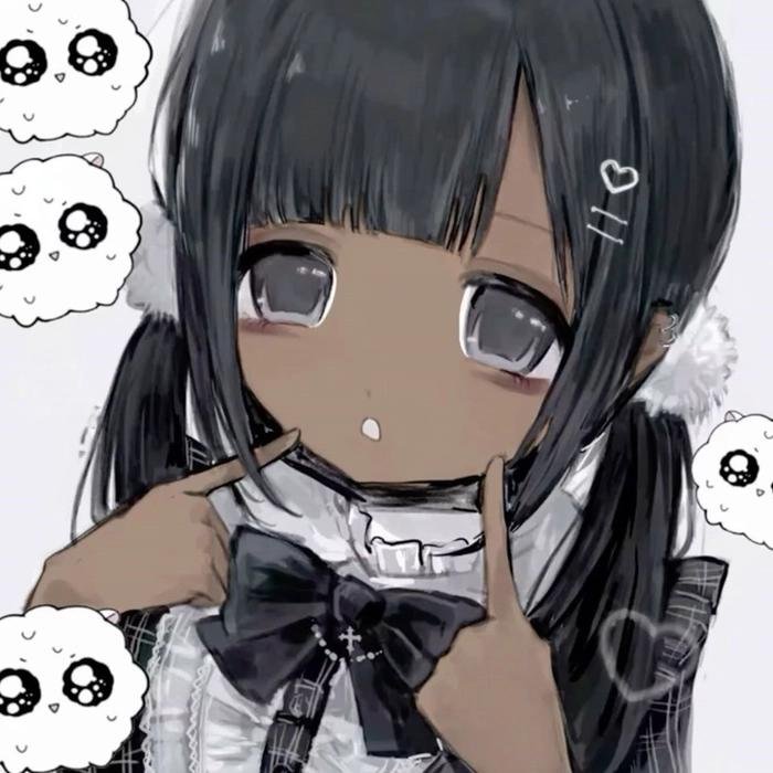 Cute Black PFP