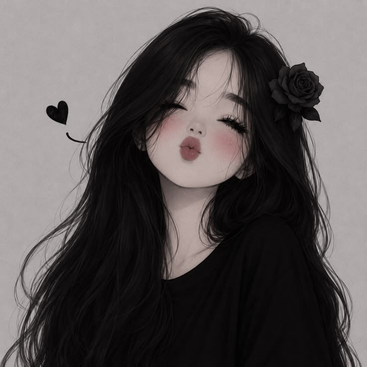 Black PFP for Girls