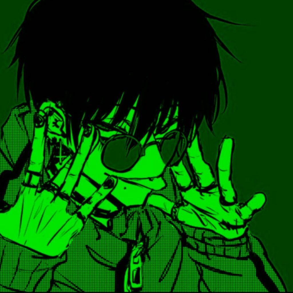 Black and Green PFP
