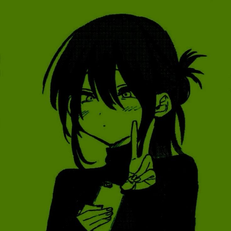 Black and Green PFP