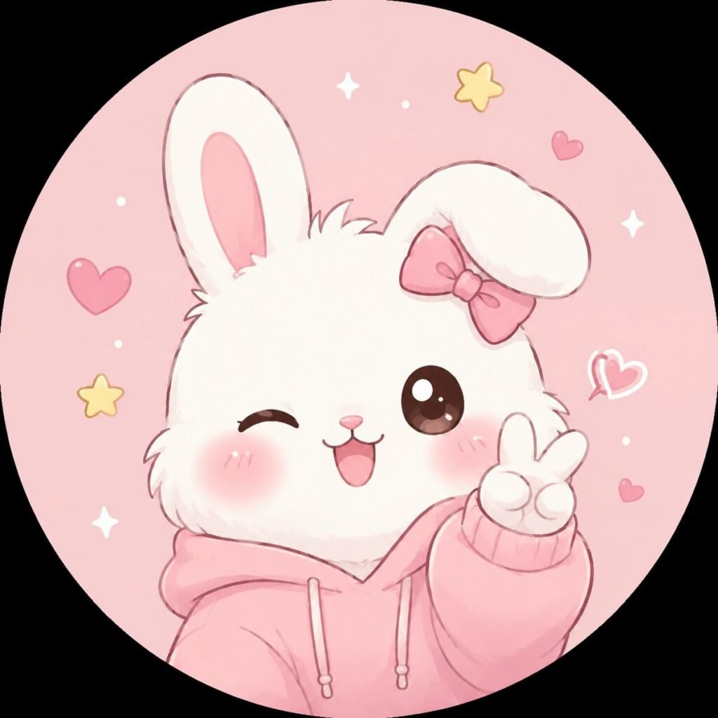 Cartoon and Chibi Bunny PFPs