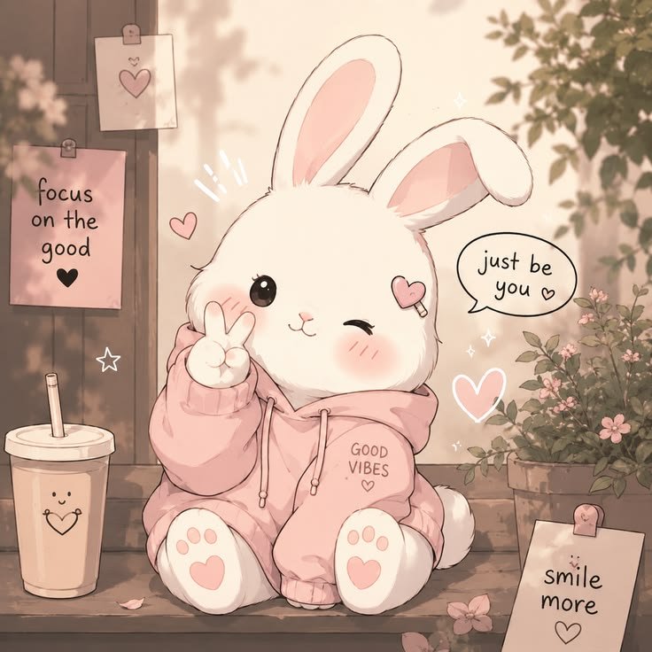 Cartoon and Chibi Bunny PFPs