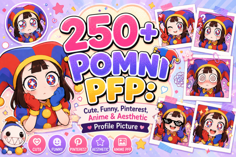 250+ Pomni PFP: Cute, Funny, Pinterest, Anime & Aesthetic Profile Picture