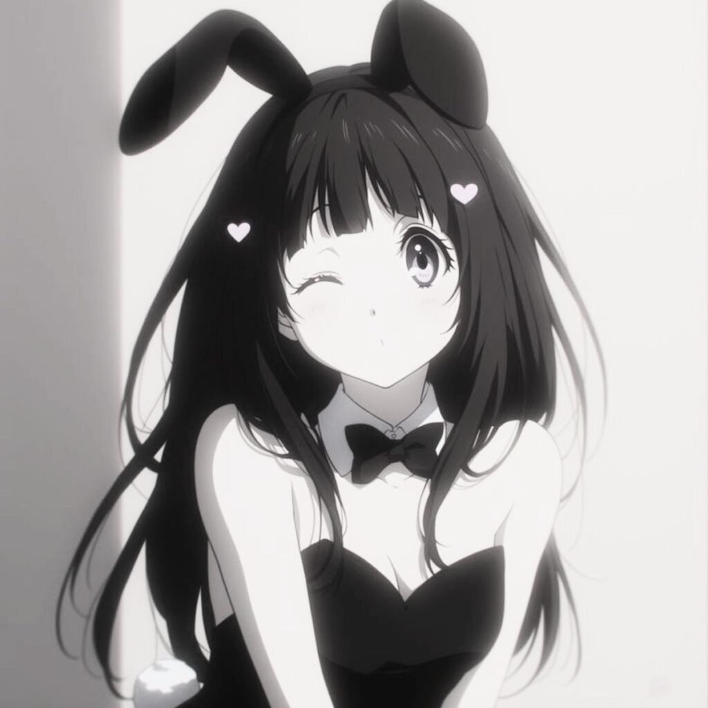 Dark, Gothic, and Cool Bunny PFPs