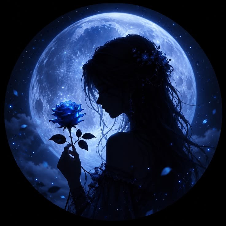 Dark and Gothic Moon PFP