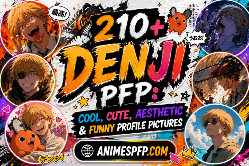 210+ Denji PFP:Cool, Cute, Aesthetic & Funny Profile Pictures