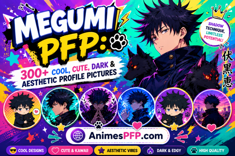 Megumi PFP: 300+ Cool, Cute, Dark & Aesthetic Profile Pictures