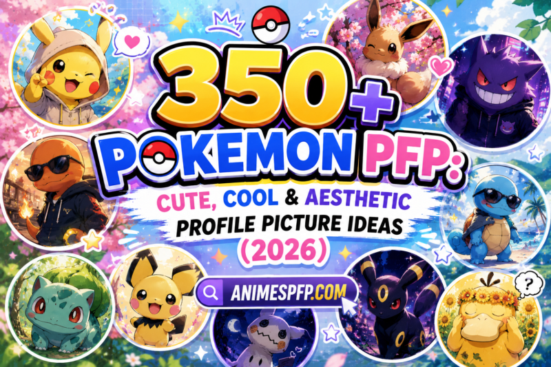 350+ Pokemon PFP: Cute, Cool & Aesthetic Profile Picture