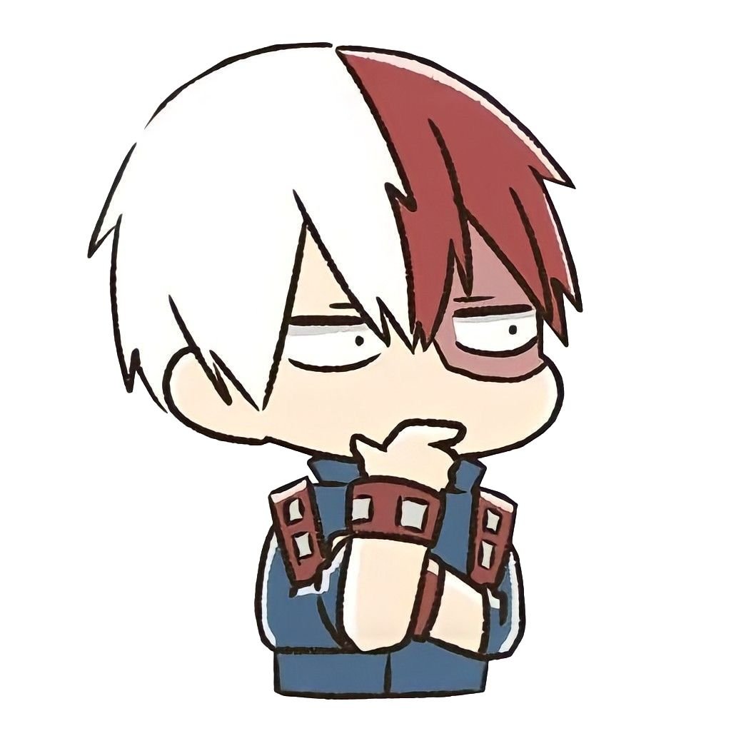 Shoto Todoroki Chibi and Cartoon PFP