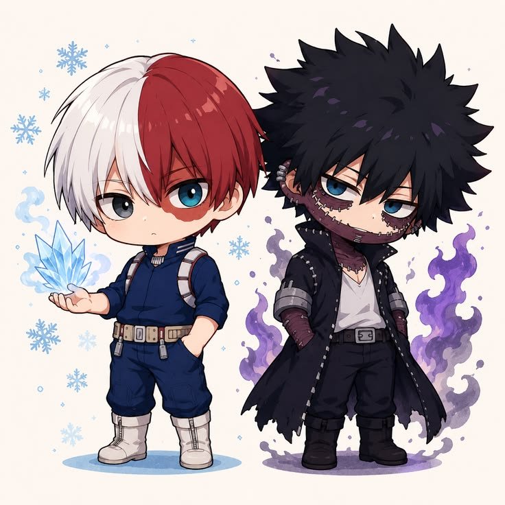 Shoto Todoroki Chibi and Cartoon PFP