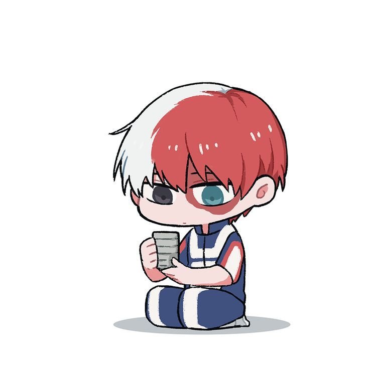 Shoto Todoroki Chibi and Cartoon PFP