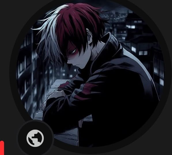 Shoto Todoroki Dark and Edgy PFP
