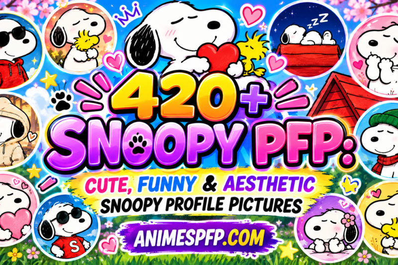 420+ Snoopy PFP: Cute, Funny & Aesthetic Snoopy Profile Pictures