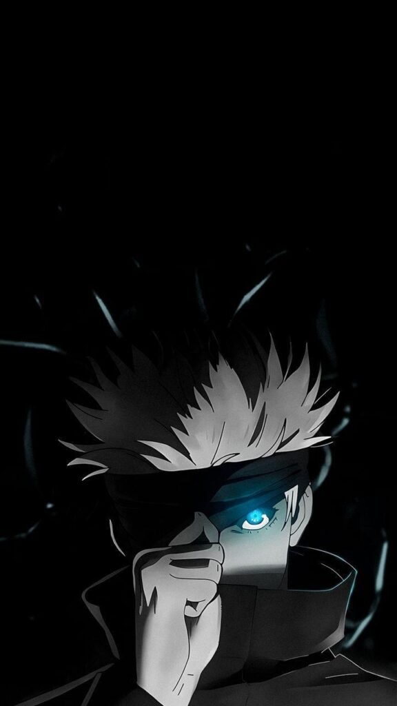 Dark Gojo anime portrait