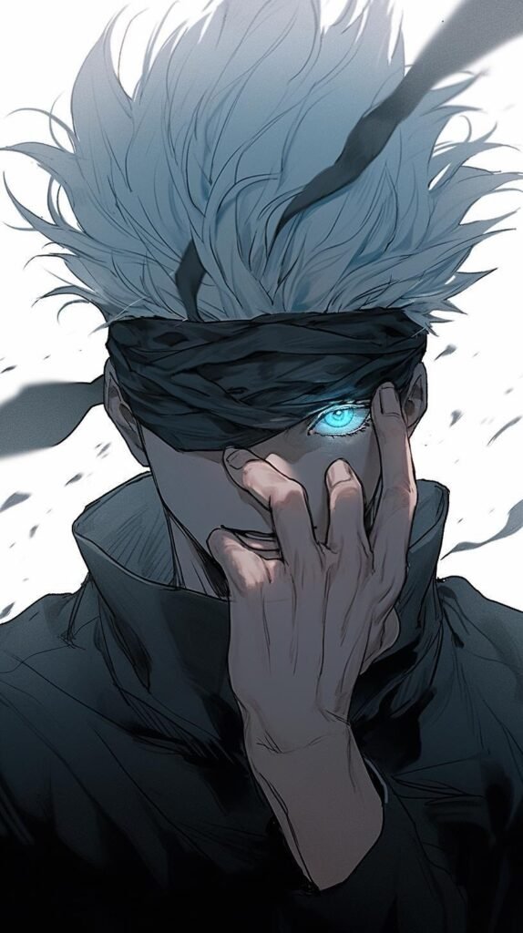 Dark Gojo anime portrait
