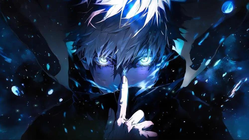 Dark Gojo anime portrait