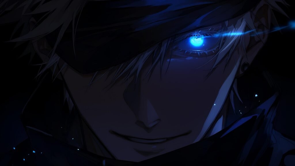 Dark Gojo anime portrait