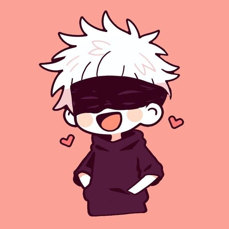 Chibi Gojo PFP illustration
