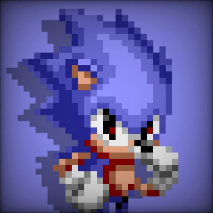 Pixel Art Sonic PFP