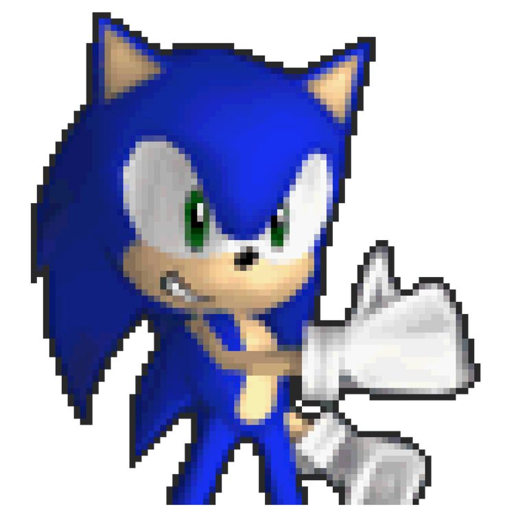 Pixel Art Sonic PFP