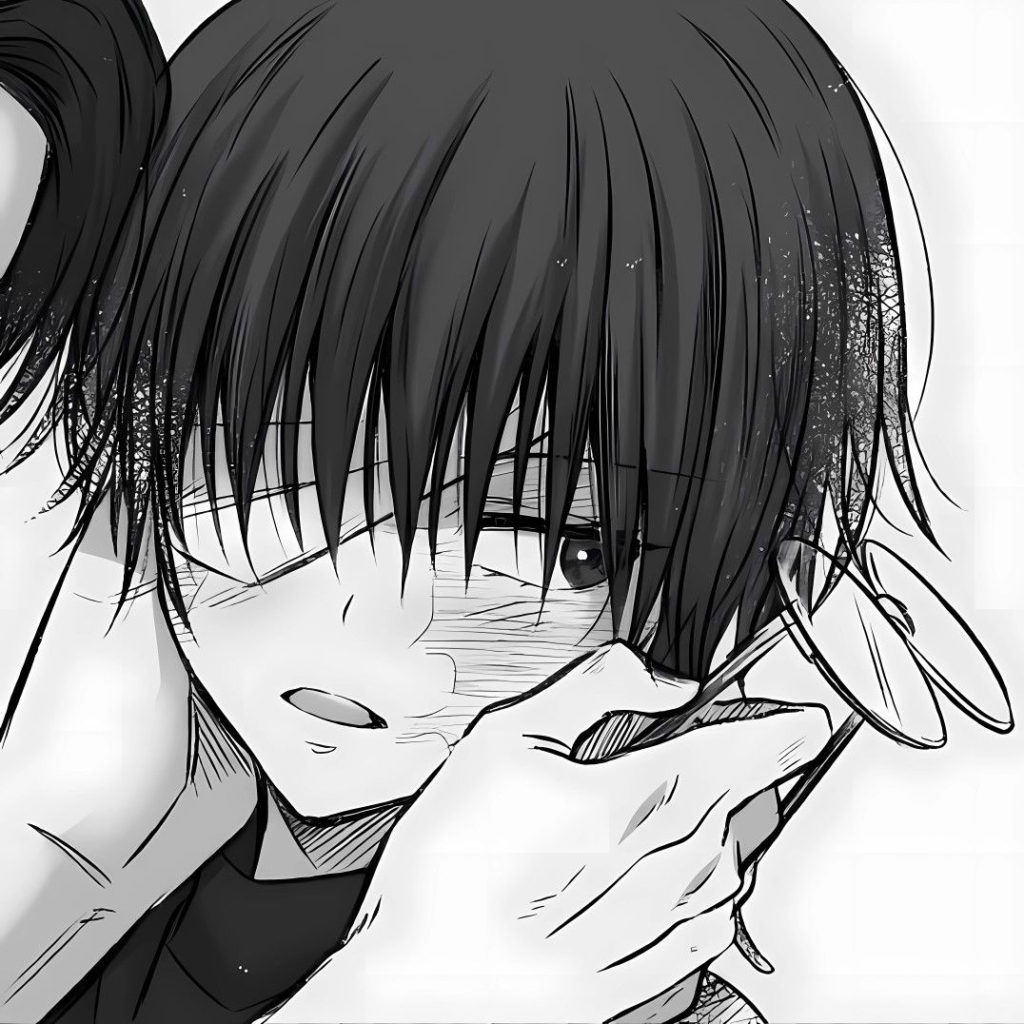 Black and white Yuta Okkotsu PFP