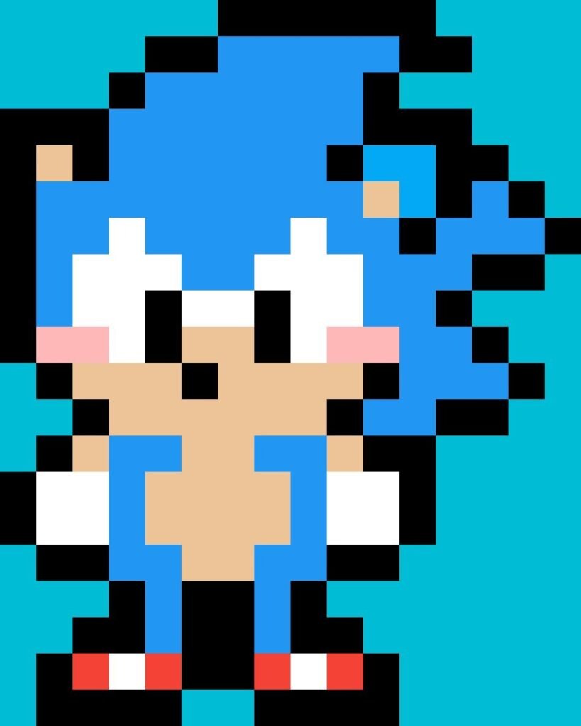 Pixel Art Sonic PFP