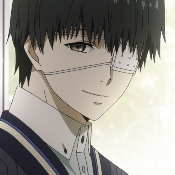 Black-haired Kaneki anime avatar