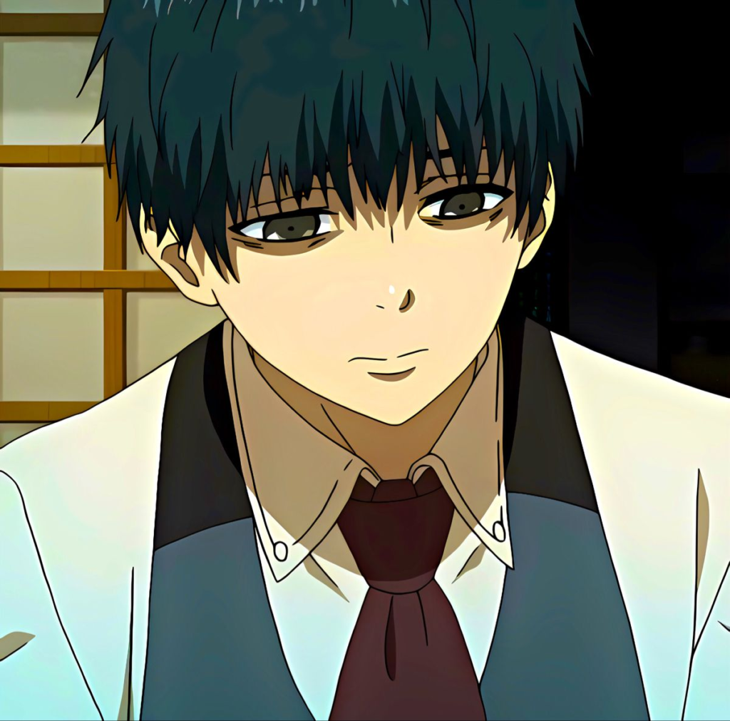 Black-haired Kaneki anime avatar