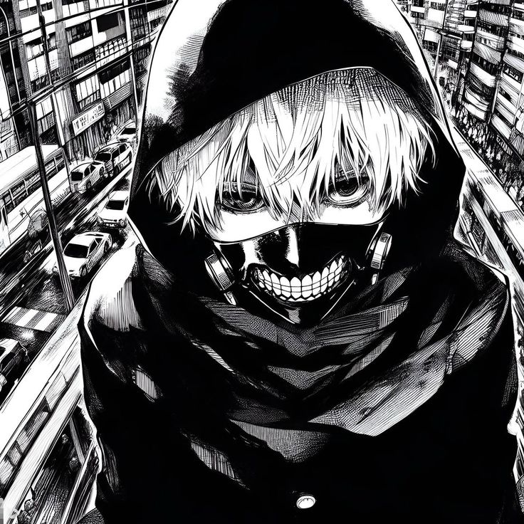 Masked Kaneki PFP close-up