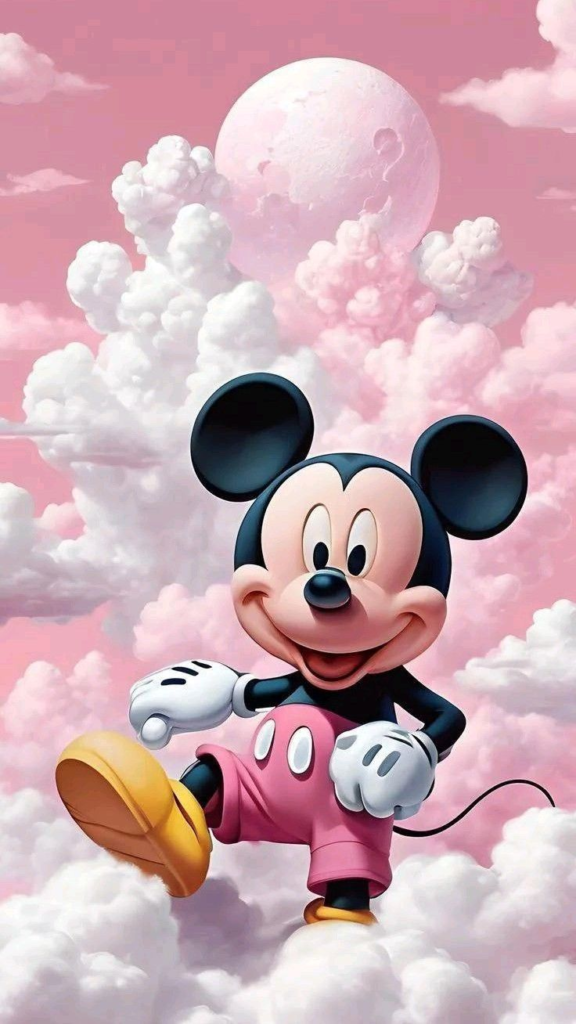 Pink Mickey Mouse PFP