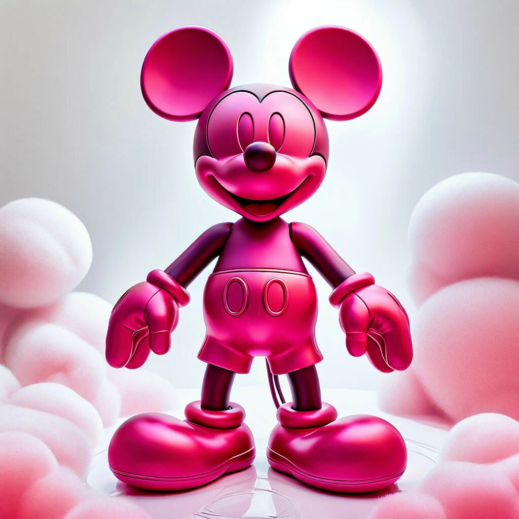Pink Mickey Mouse PFP