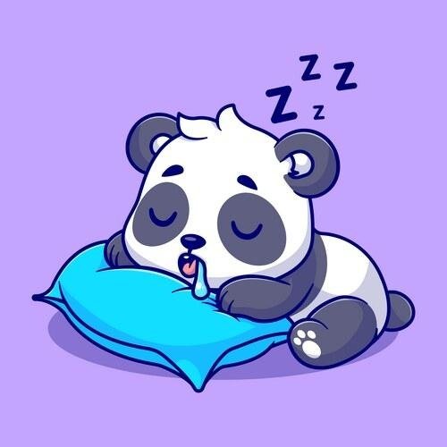 Funny panda cartoon avatar