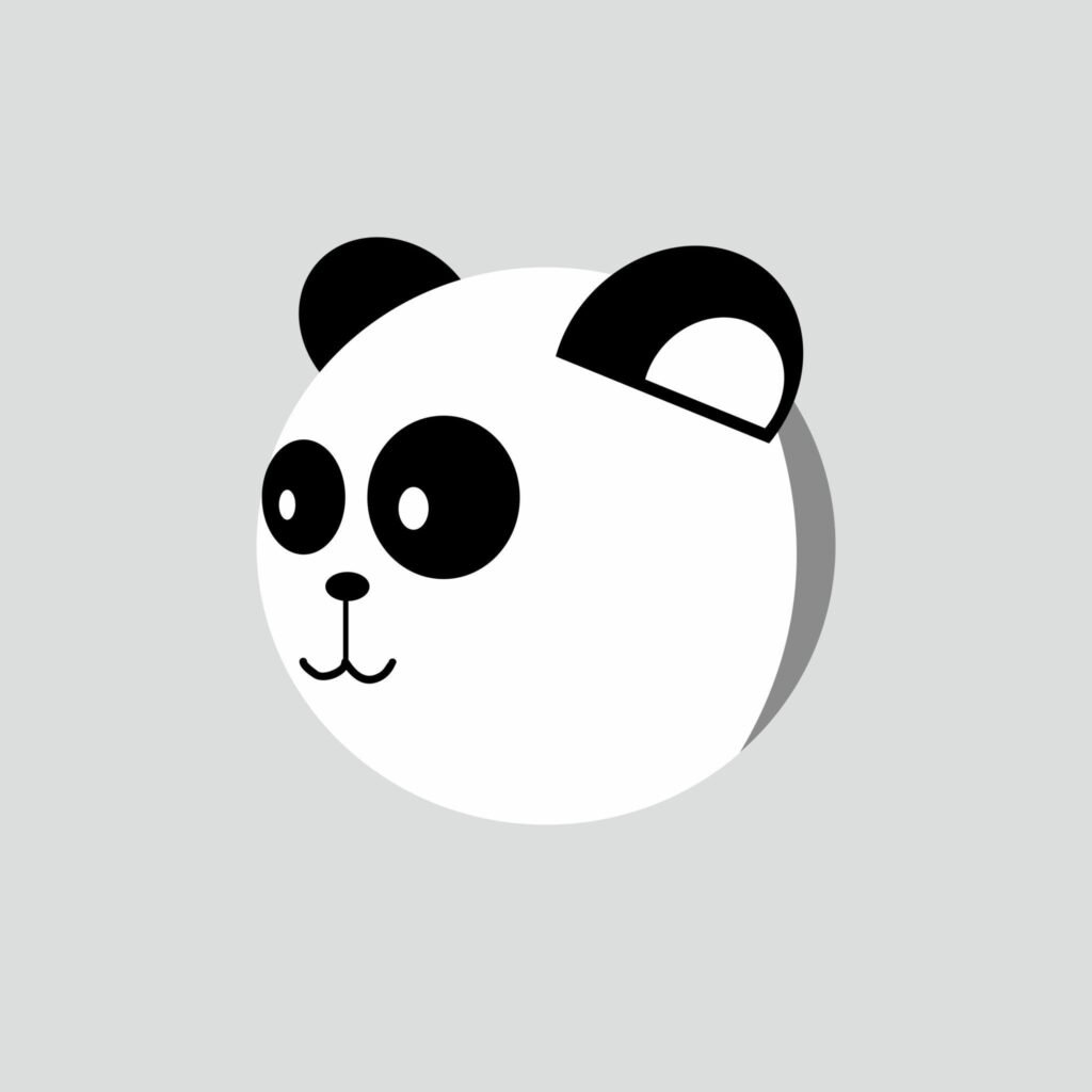 Aesthetic panda profile picture