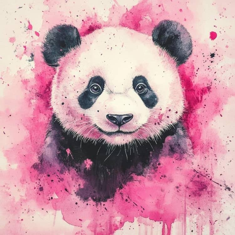 Aesthetic panda profile picture