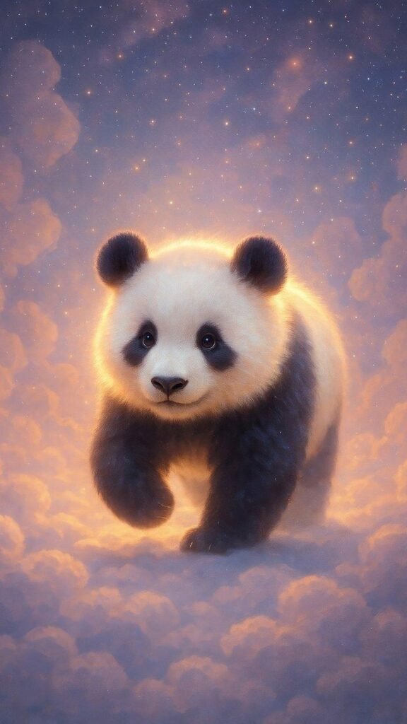 Aesthetic panda profile picture