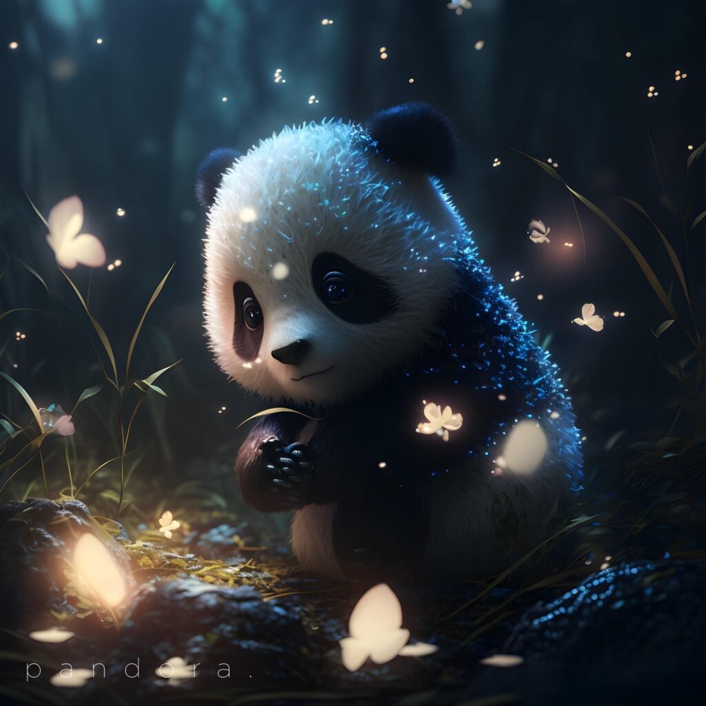 Aesthetic panda profile picture