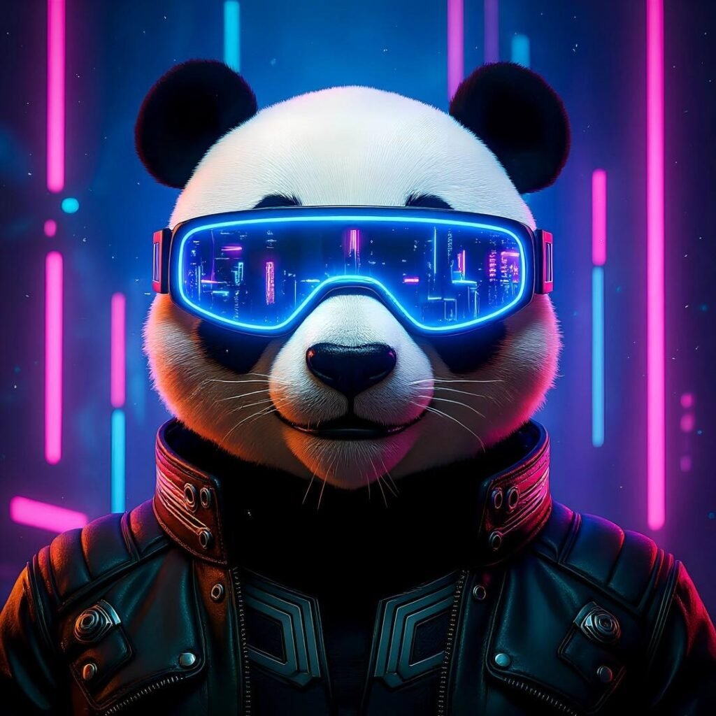 Cool panda gaming avatar