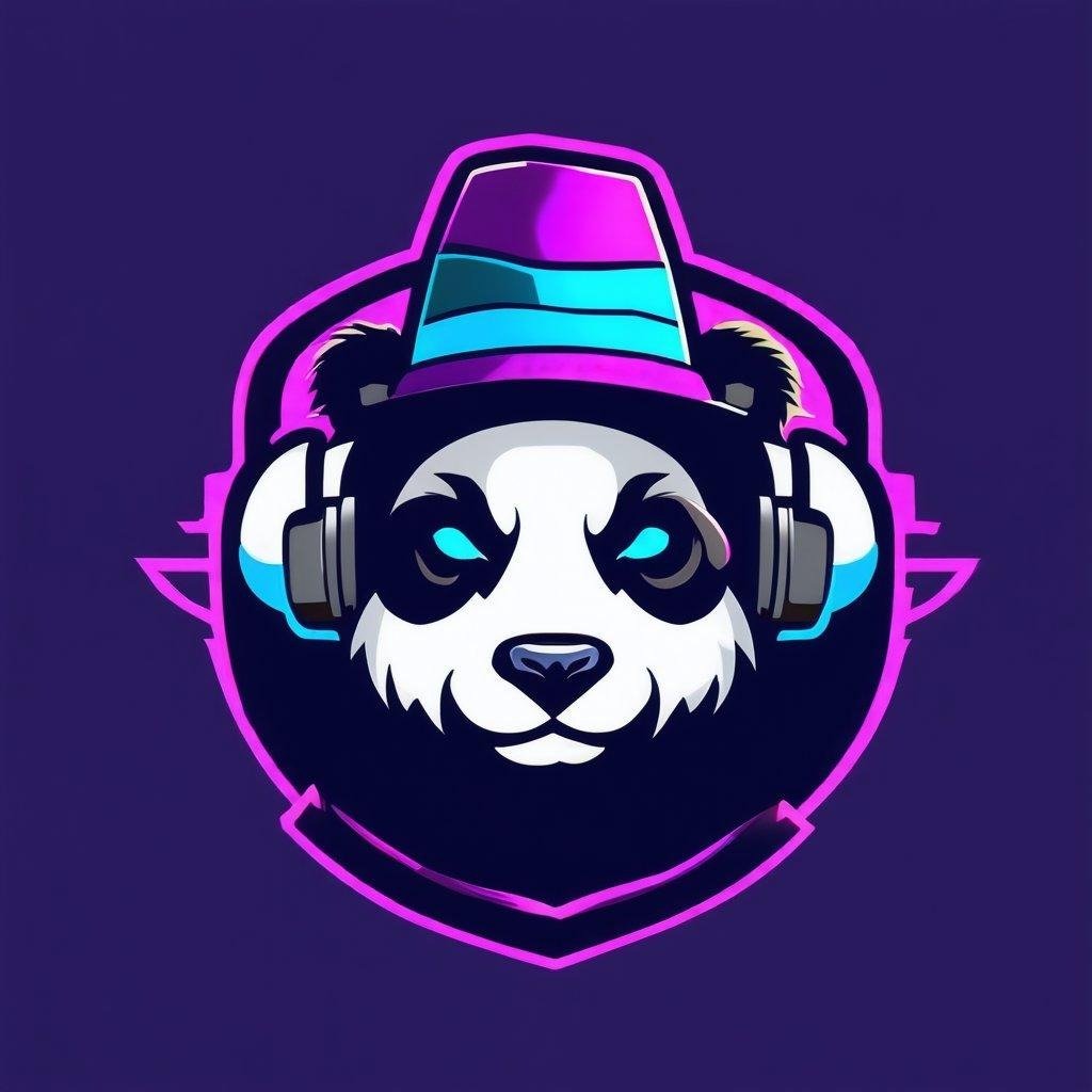Cool panda gaming avatar