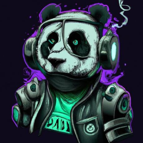 Cool panda gaming avatar