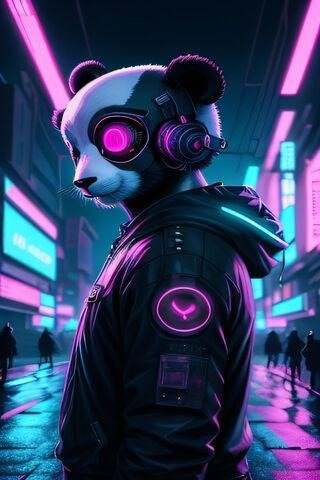 Cool panda gaming avatar