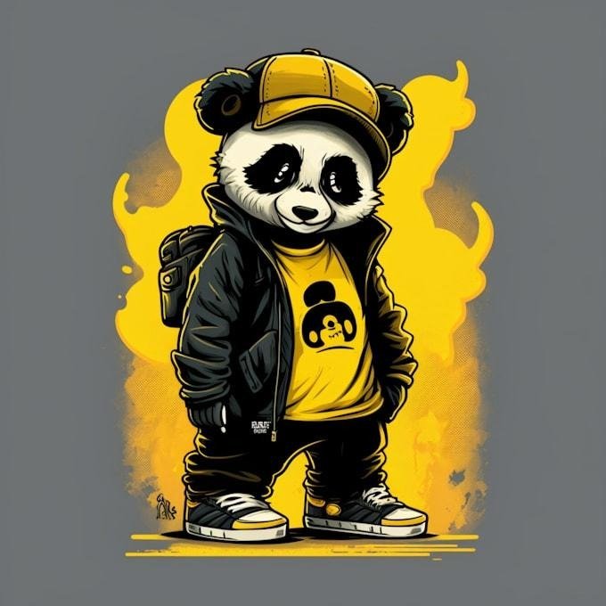 Cool panda gaming avatar