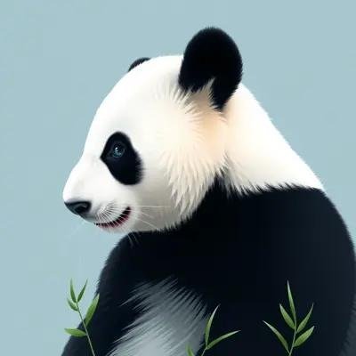 HD panda profile picture