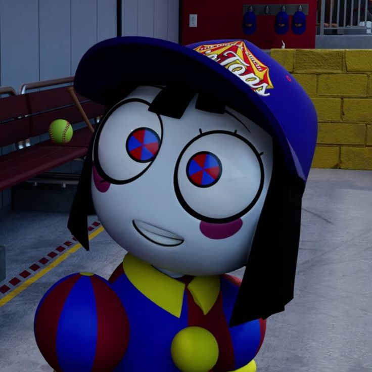 Happy Pomni cartoon avatar
