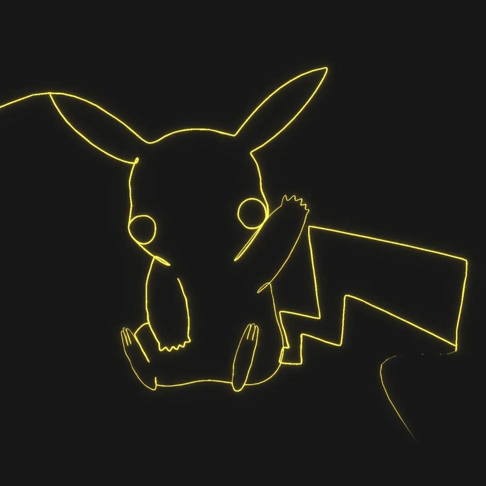 Black Pikachu PFP