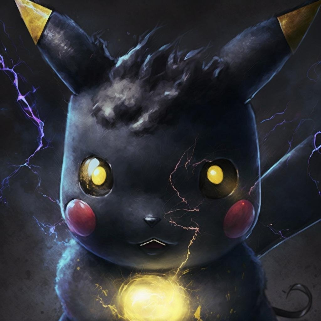 Black Pikachu PFP