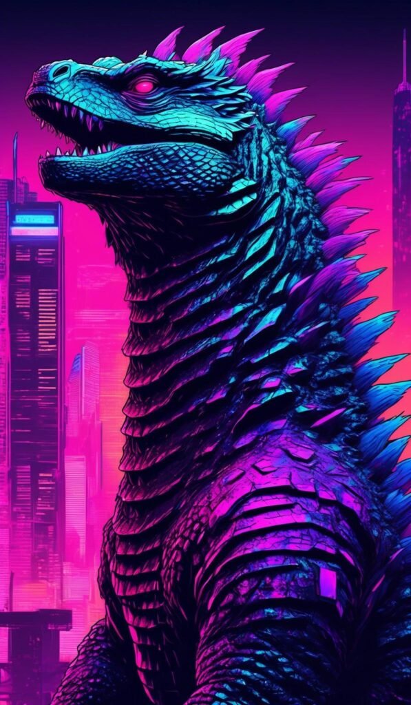 Aesthetic Godzilla profile picture