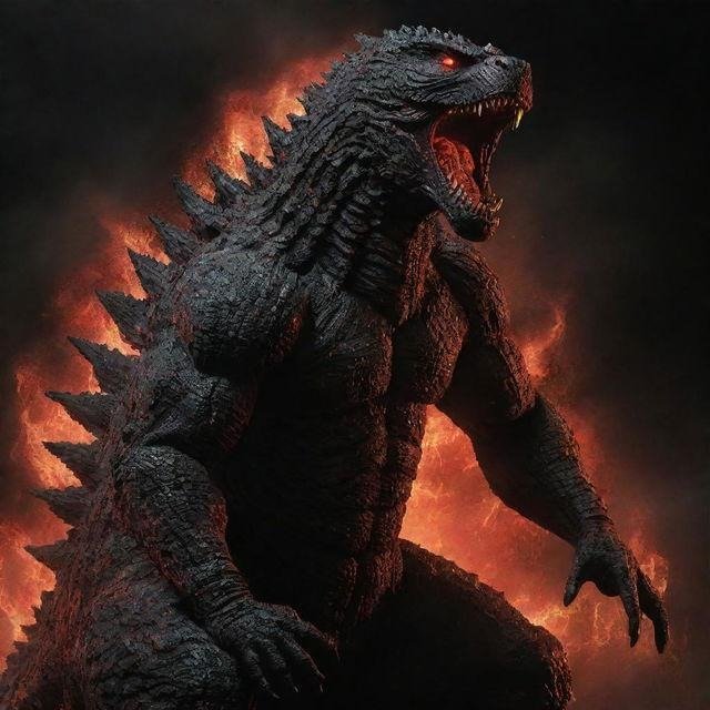 Angry Godzilla PFP