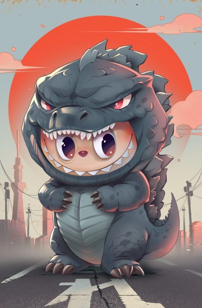 Chibi Godzilla cute profile picture