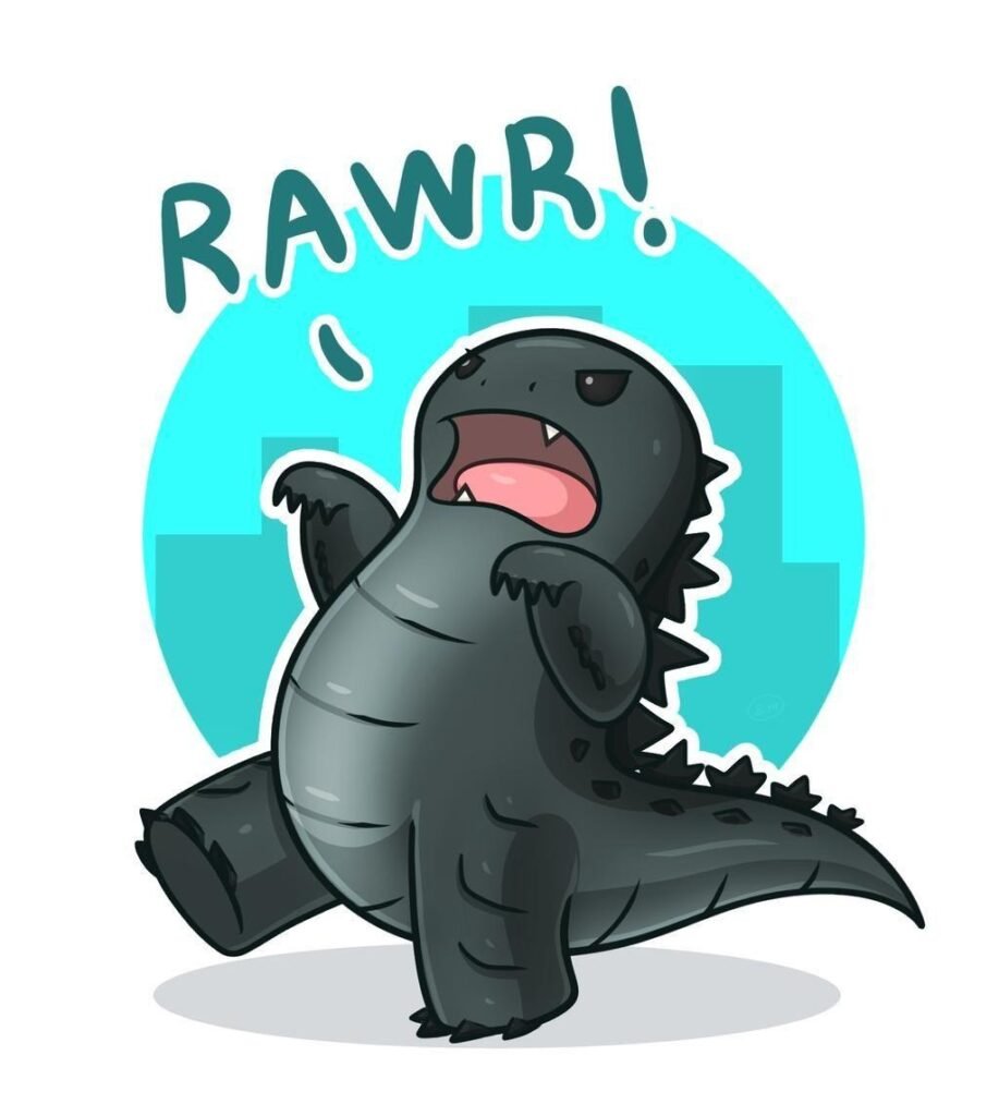 Chibi Godzilla cute profile picture